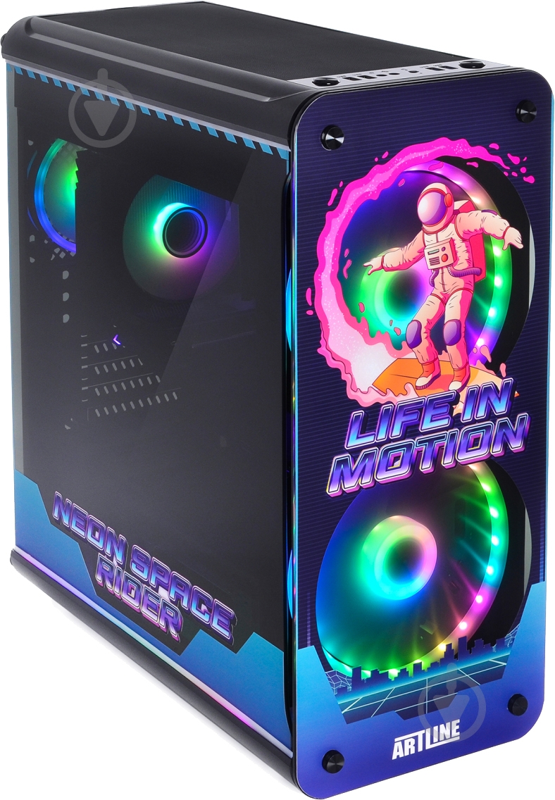 Компьютер Artline Overlord NEON (NEONv07) black - фото 4