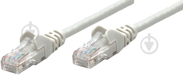 Патч-корд Intellinet UTP 3 м серый (319768) Cat.5e - фото 1 Патч-корд Intellinet UTP 3 м серый (319768) Cat.5e - фото 1