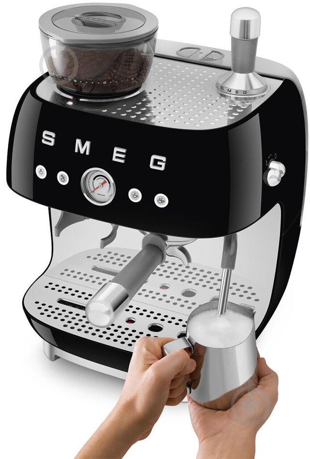 Кавоварка ріжкова Smeg EGF03BLEU чорний - фото 6