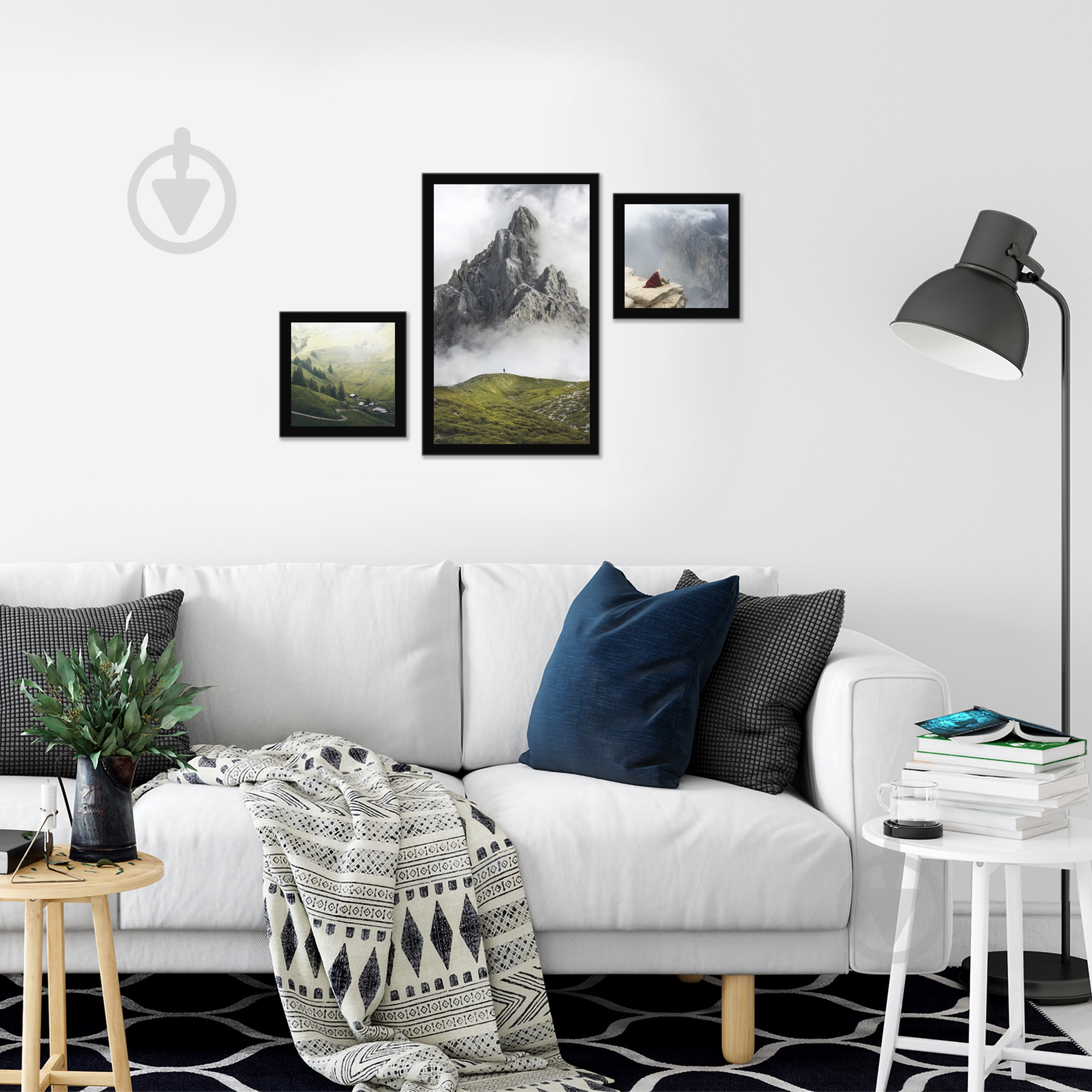 Постер Горы 3 шт. WS Holst 2-808229S - фото 1
