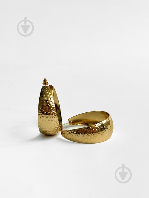 Серьги MISO accessory объемные полукольца - фото 2