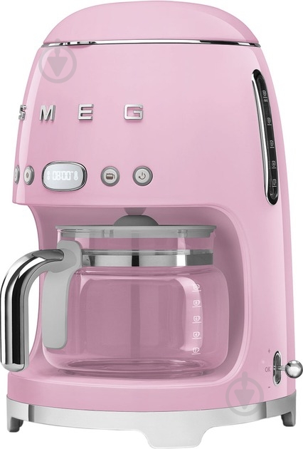 Кофемашина капельная Smeg DCF02PKEU розовый - фото 3 Кофемашина капельная Smeg DCF02PKEU розовый - фото 3