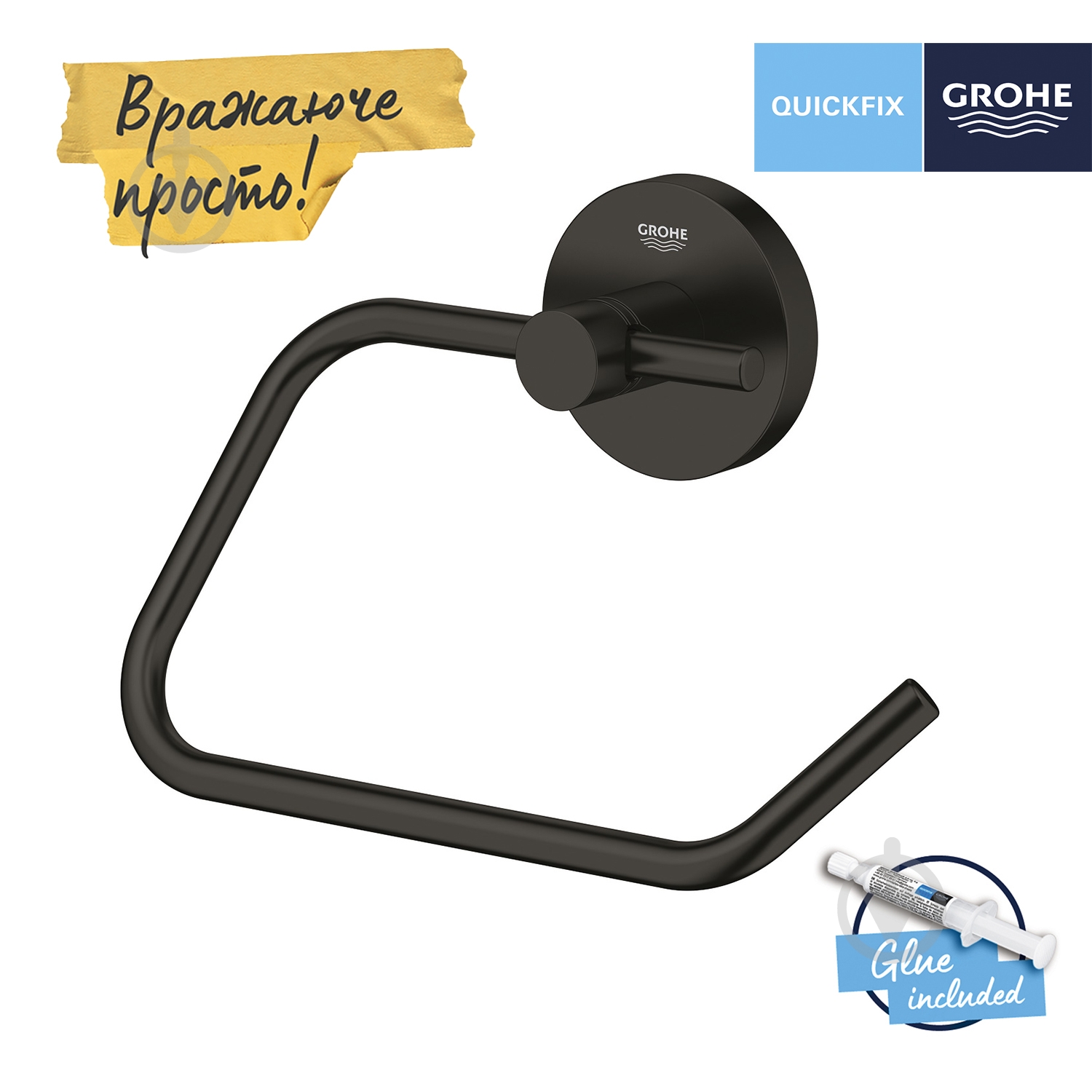 Держатель для туалетной бумаги Grohe QuickFix Start 412002430 - фото 3