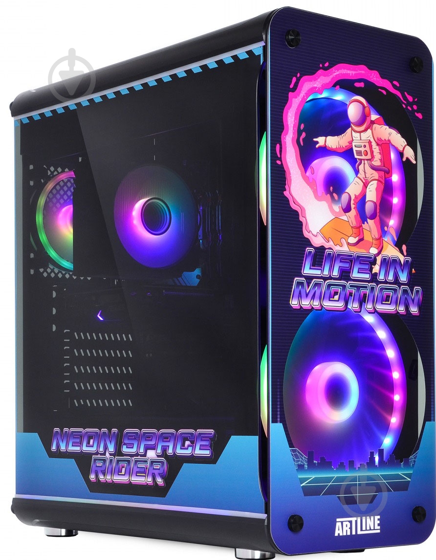 Комп'ютер Artline Overlord NEON (NEONv34) black - фото 8