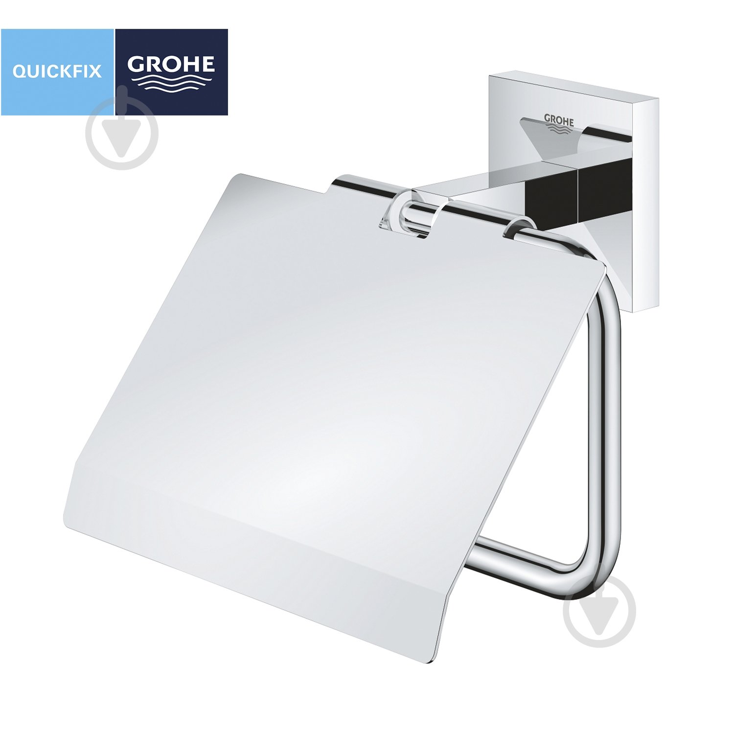 Держатель для туалетной бумаги Grohe QuickFix Start Cube 41102000 - фото 3 Держатель для туалетной бумаги Grohe QuickFix Start Cube 41102000 - фото 3
