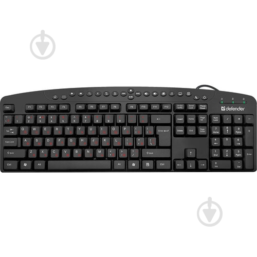 Клавиатура Defender Atlas HB-450 (45450) black - фото 1