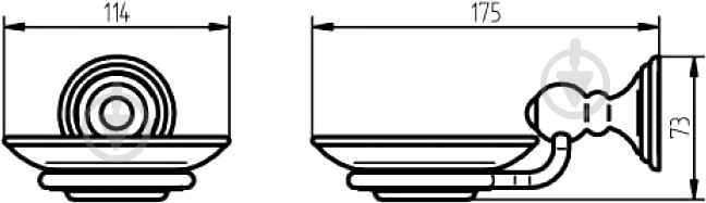 Мыльница Haceka Allure 401803 - фото 2 Мыльница Haceka Allure 401803 - фото 2