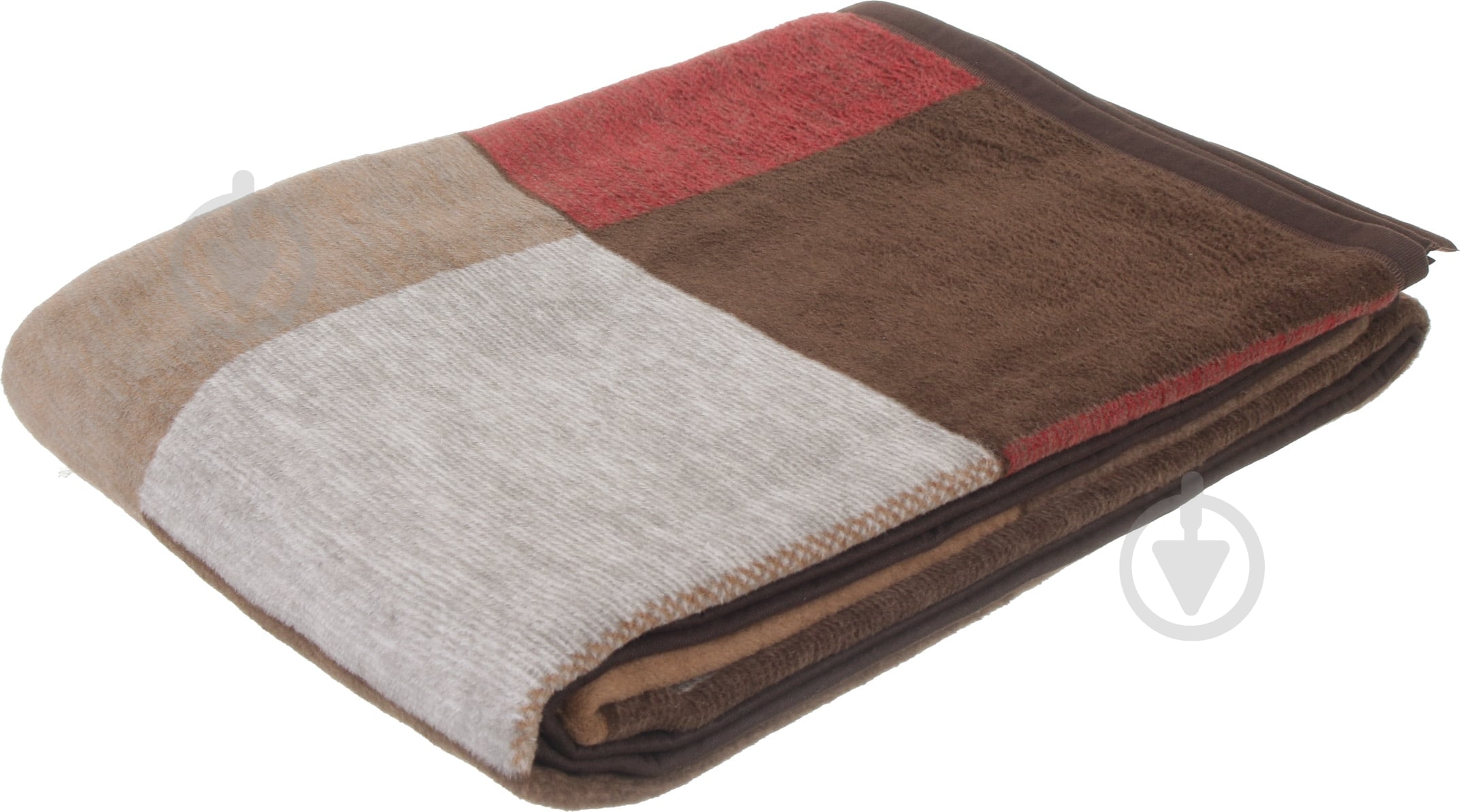 Плед Wohndecke Blocking 150x200 см коричневый/бордовый/серый Billerbeck - фото 4 Плед Wohndecke Blocking 150x200 см коричневый/бордовый/серый Billerbeck - фото 4