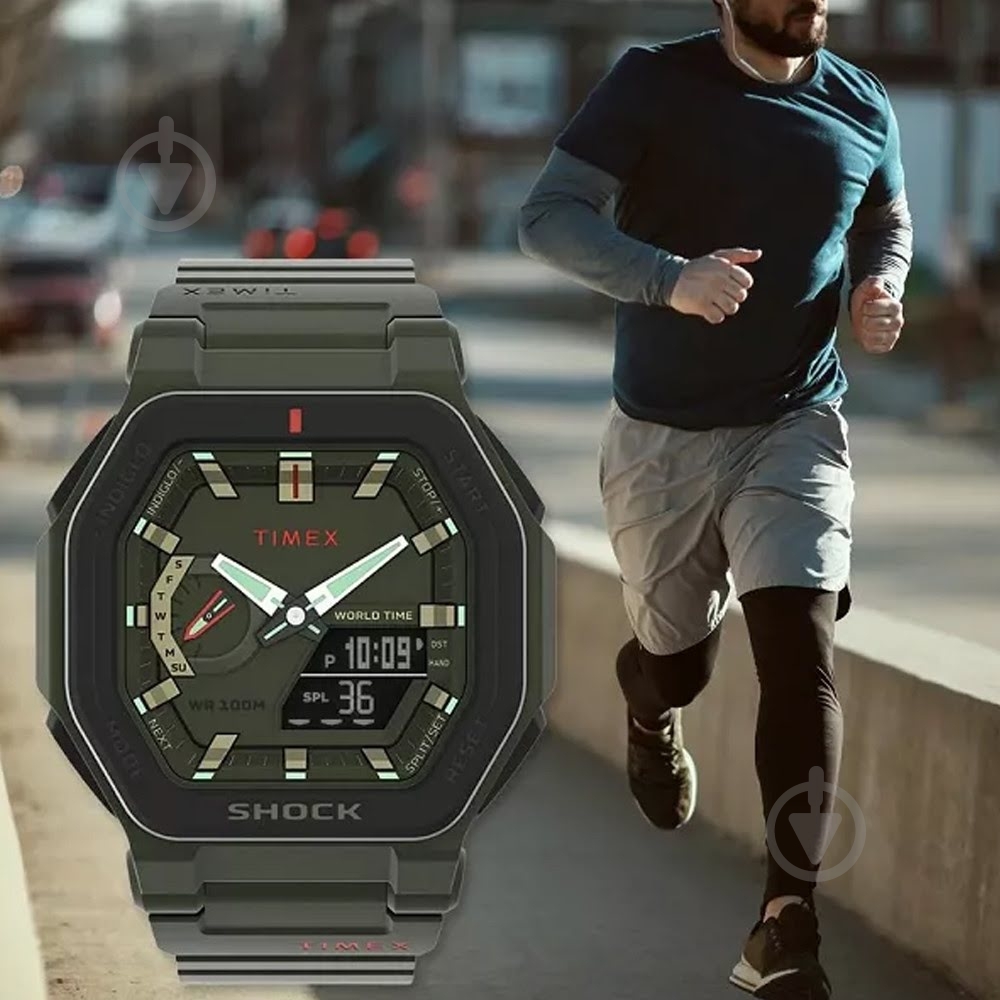 Наручные часы Command Encounter Timex green (Tx2v35400) - фото 3 Наручные часы Command Encounter Timex green (Tx2v35400) - фото 3