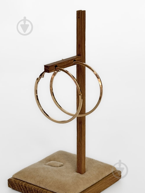 Сережки MISO accessory тонке кільце 5 см - фото 1