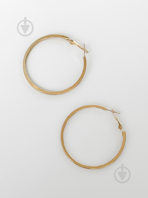 Сережки MISO accessory тонке кільце 5 см - фото 4