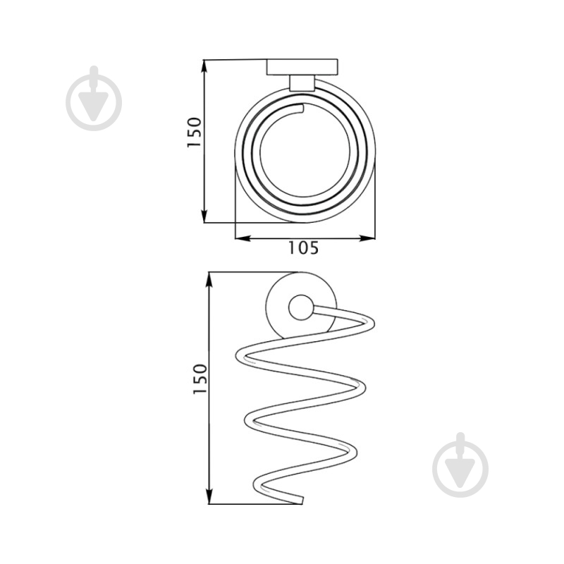 Держатель для фена Kroner KRM Elbe ACC2928 - фото 2