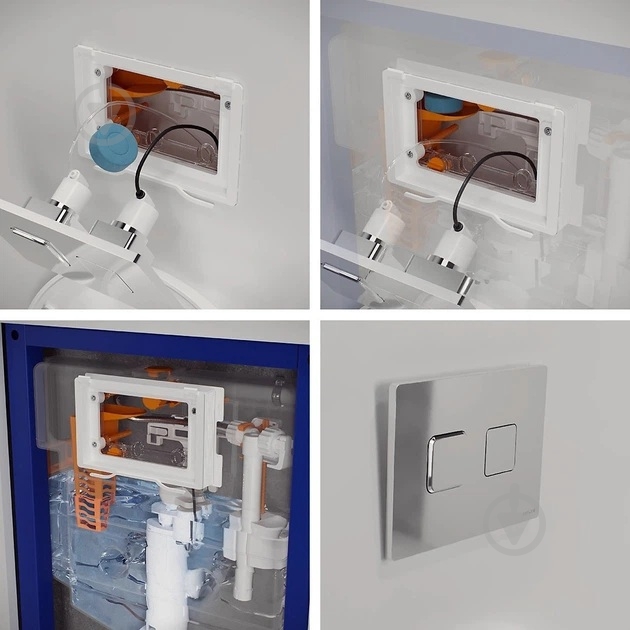 Инсталляция для унитаза Cersanit SYSTEM 50 PNEU - фото 4 Инсталляция для унитаза Cersanit SYSTEM 50 PNEU - фото 4