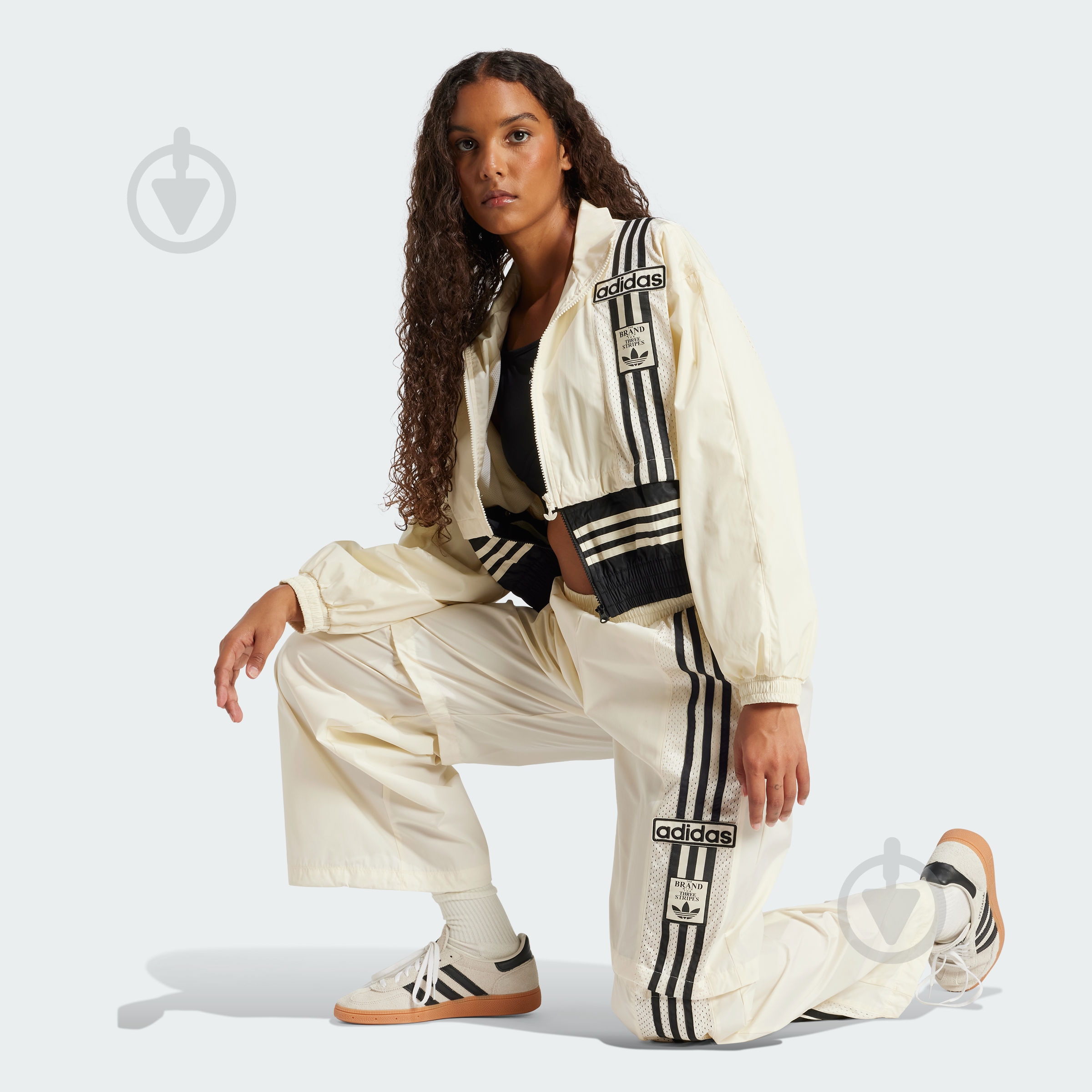 ᐉ Штани Adidas WOVEN TRACKPANT JD0087 р. L бежевий • Краща ціна в