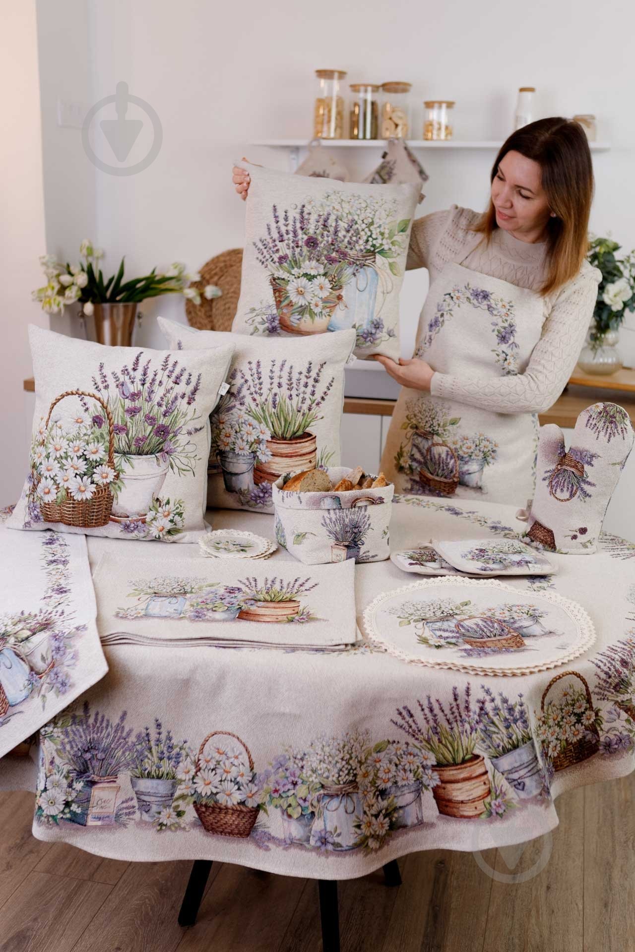 Скатерть Provence d136 молочный Прованс - фото 8 Скатерть Provence d136 молочный Прованс - фото 8