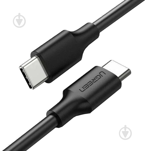 Кабель UGREEN US286 Type-C - Type-C 3A 1,5 м чорний (UGR-50998) - фото 1 Кабель UGREEN US286 Type-C - Type-C 3A 1,5 м чорний (UGR-50998) - фото 1
