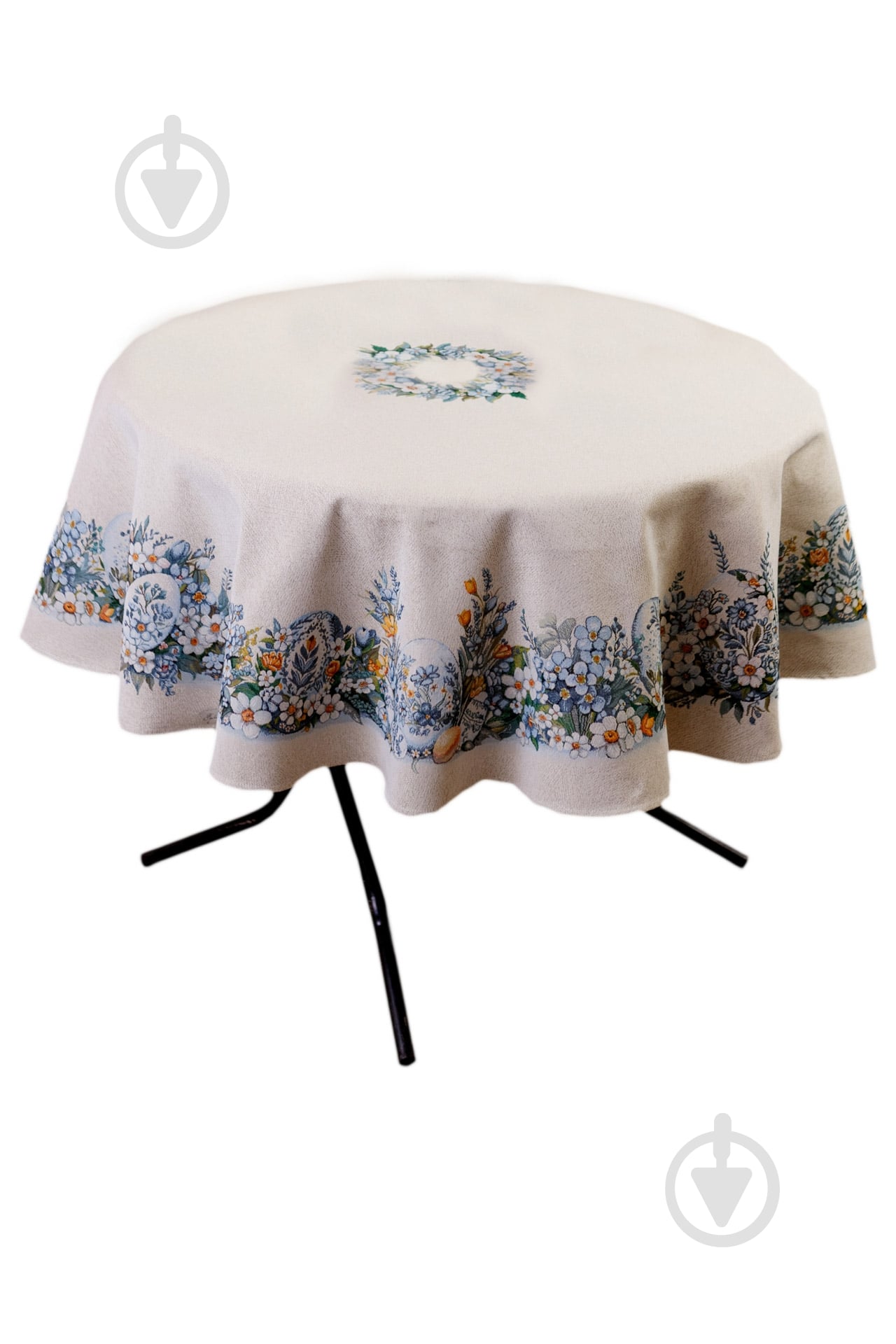 Скатерть Рrimavera Ø 136 см молочный Прованс - фото 1