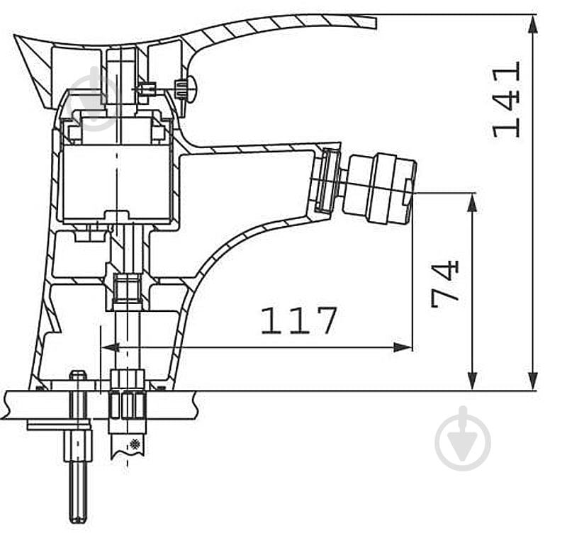 Смеситель для биде Ferro Loretta BLA6 - фото 2
