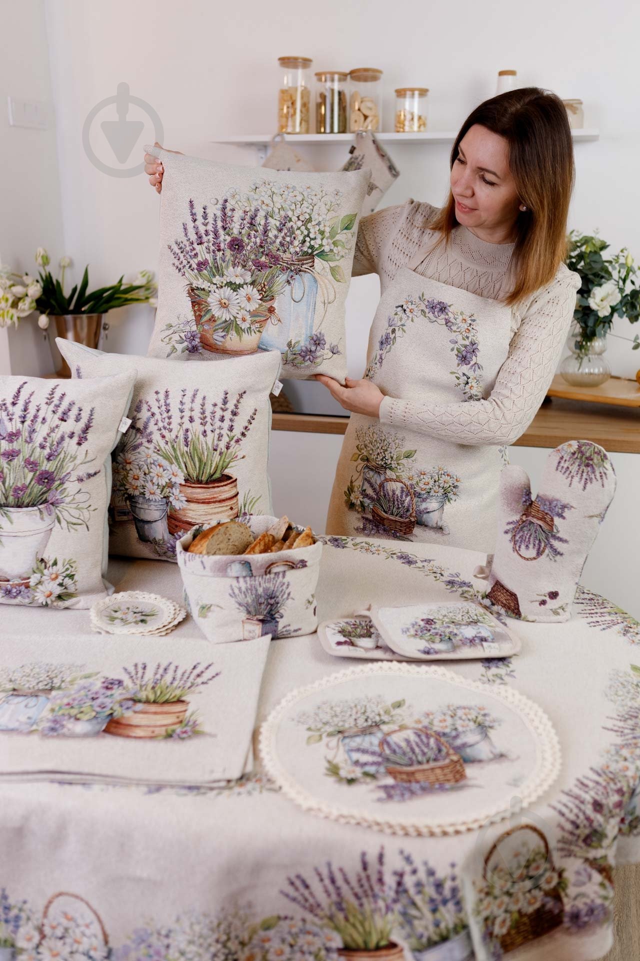 Скатерть Provence d160 молочный Прованс - фото 7