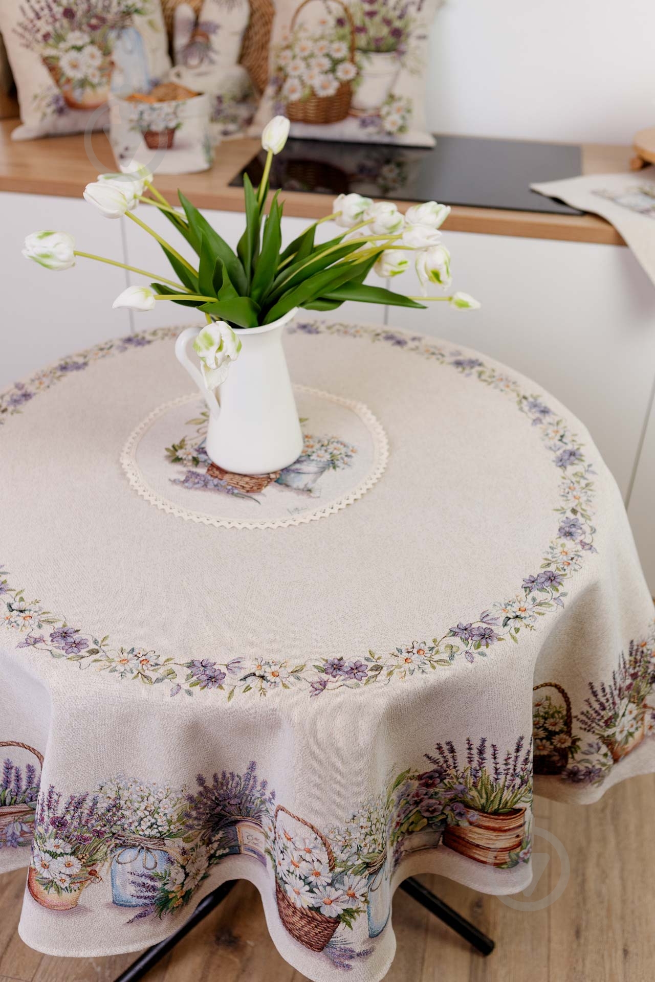 Скатерть Provence d160 молочный Прованс - фото 6