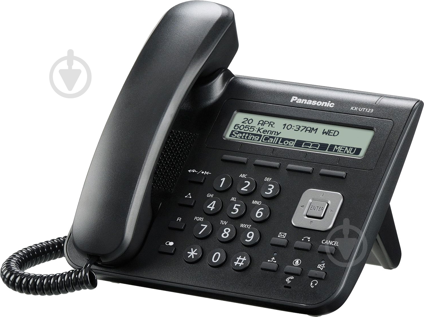 IP-телефон Panasonic KX-UT123RU-B BLACK - фото 2 IP-телефон Panasonic KX-UT123RU-B BLACK - фото 2