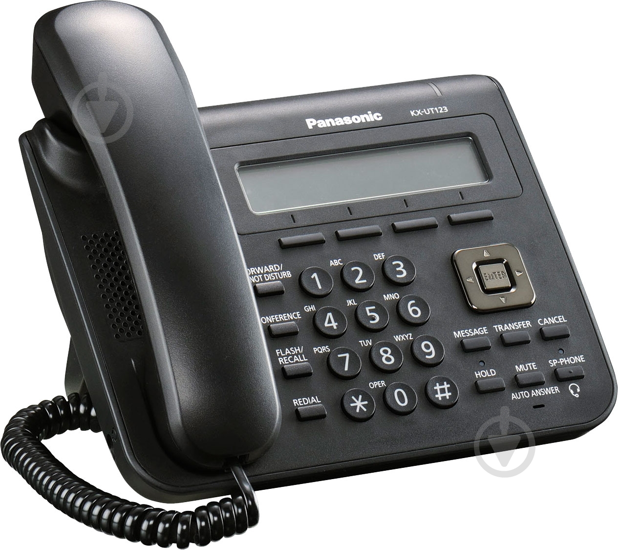 IP-телефон Panasonic KX-UT123RU-B BLACK - фото 1 IP-телефон Panasonic KX-UT123RU-B BLACK - фото 1