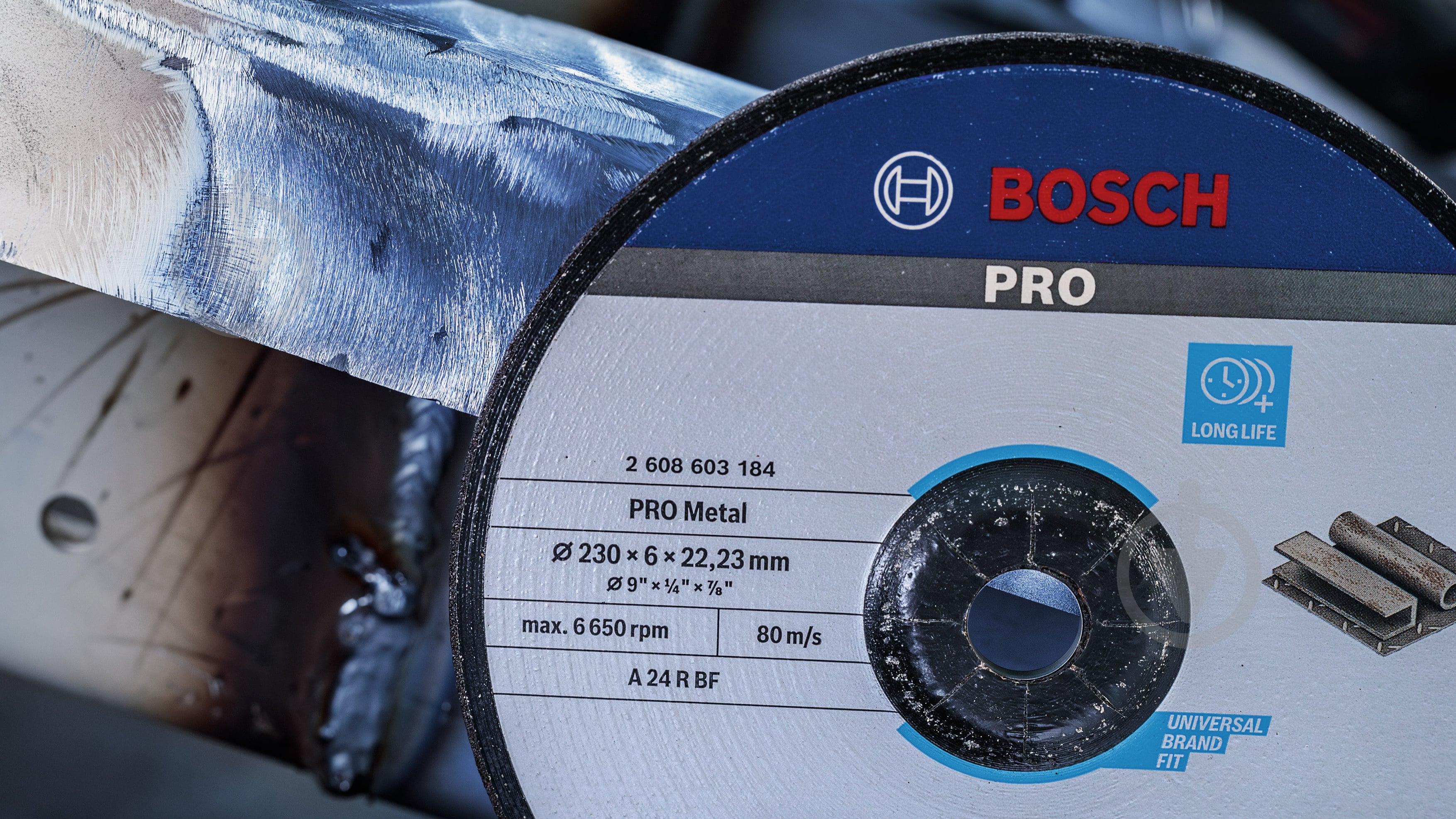 ᐉ Круг зачистной Bosch 180х6,0x22,2 мм 2608600315 • Купить в