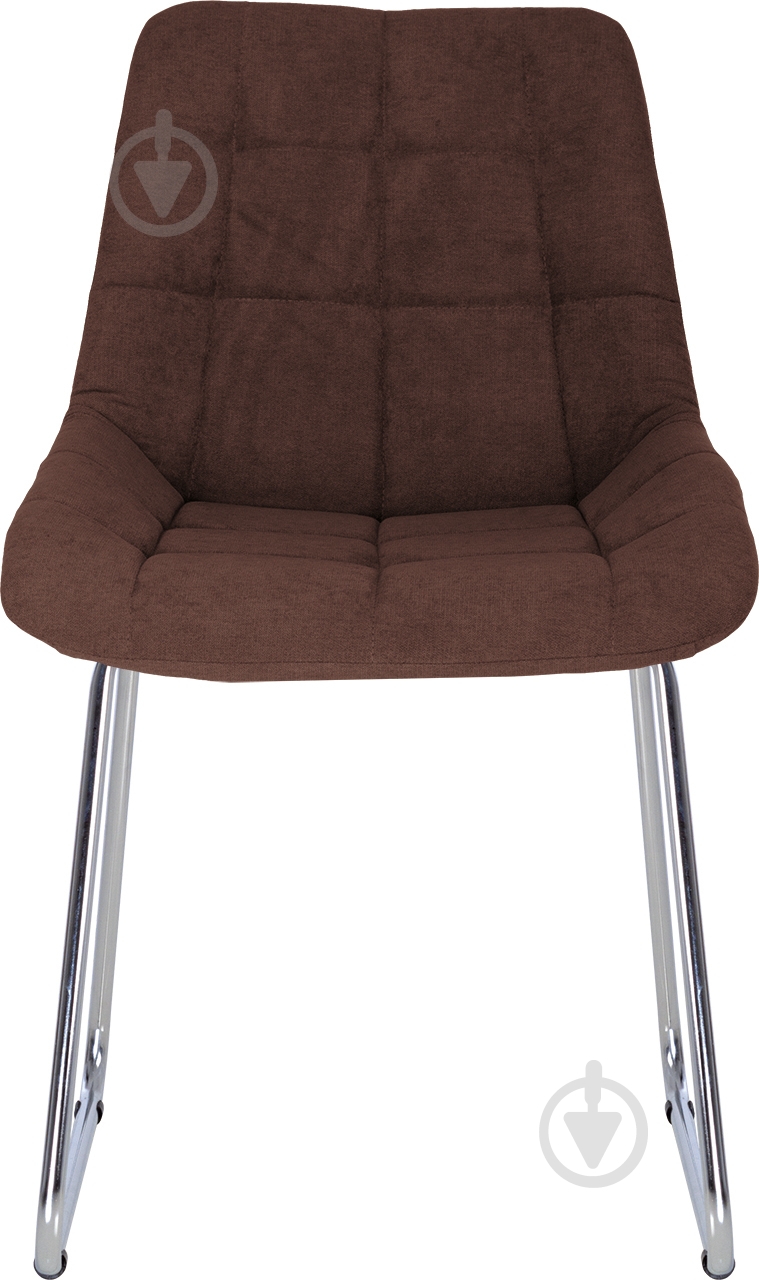 Стілець обідній Nowy Styl NICOLE CFS CHROME (BOX-1) SQR SORO-28 коричневий / хром - фото 2