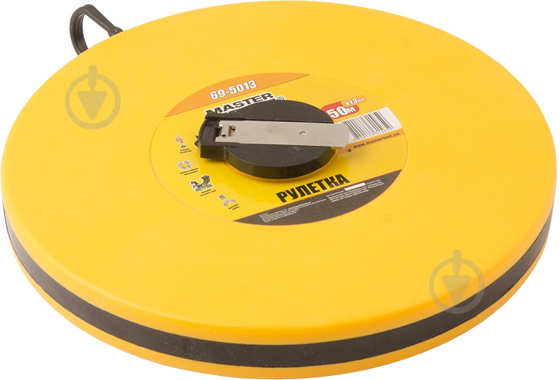 Рулетка MASTER TOOL 69-5013 50 м x 13 мм - фото 1