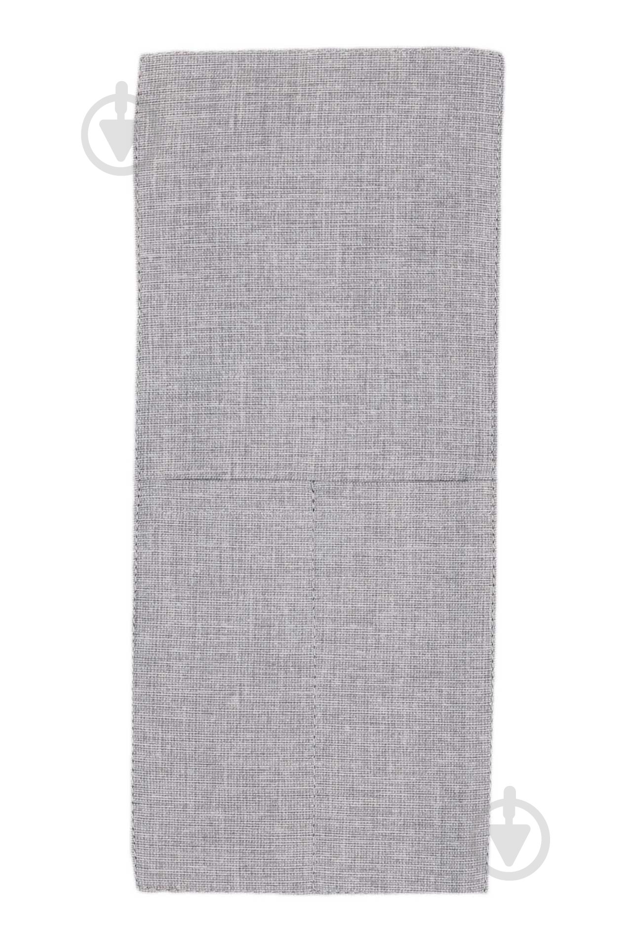 Чехол для приборов Прованс Листья серый однотон 10x24 см серый - фото 1 Чехол для приборов Прованс Листья серый однотон 10x24 см серый - фото 1