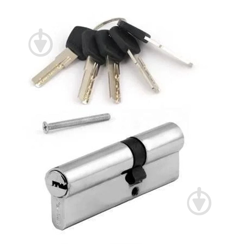 Циліндр Avers DM 60x30 ключ-ключ 90 мм хром - фото 1