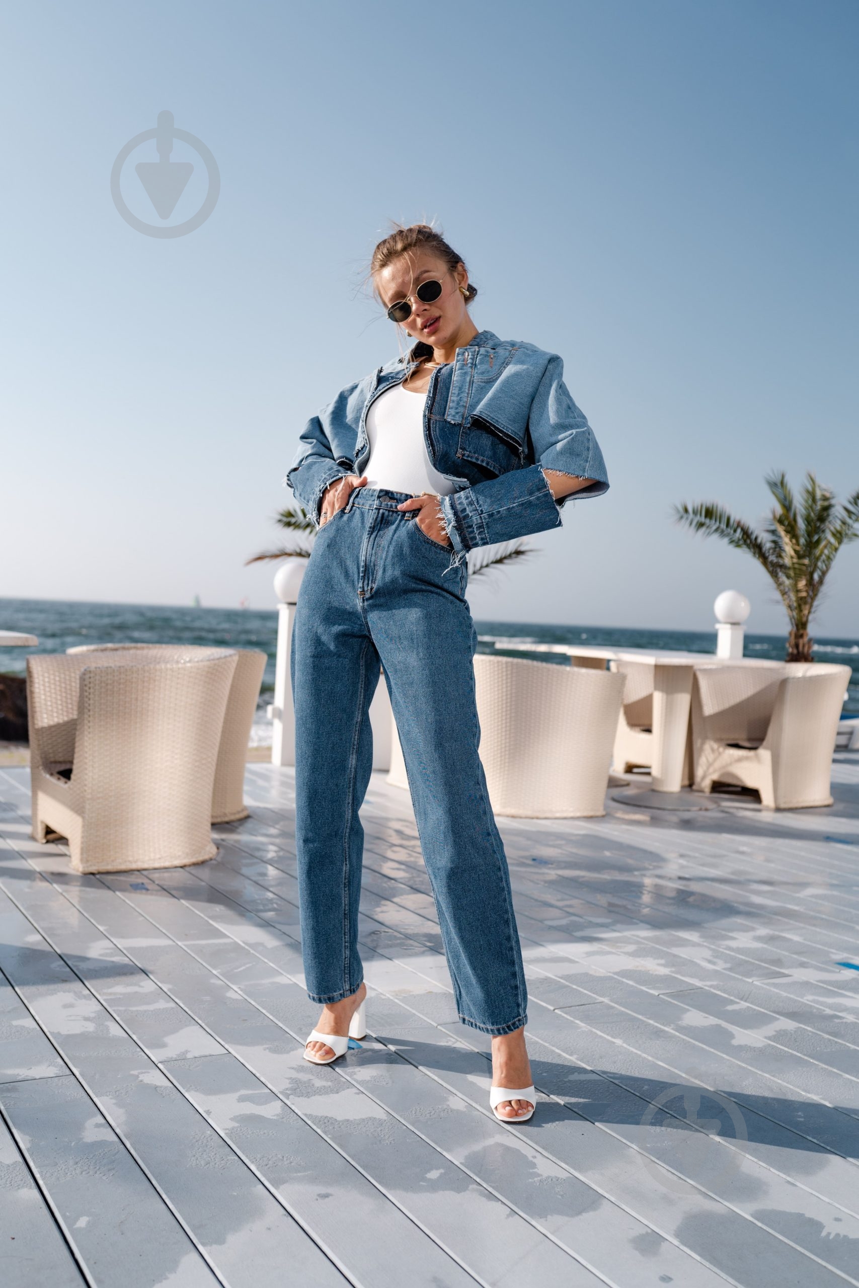 Джинсы Why Not Denim JSTR3B JSTR3B р. 25 синий - фото 6