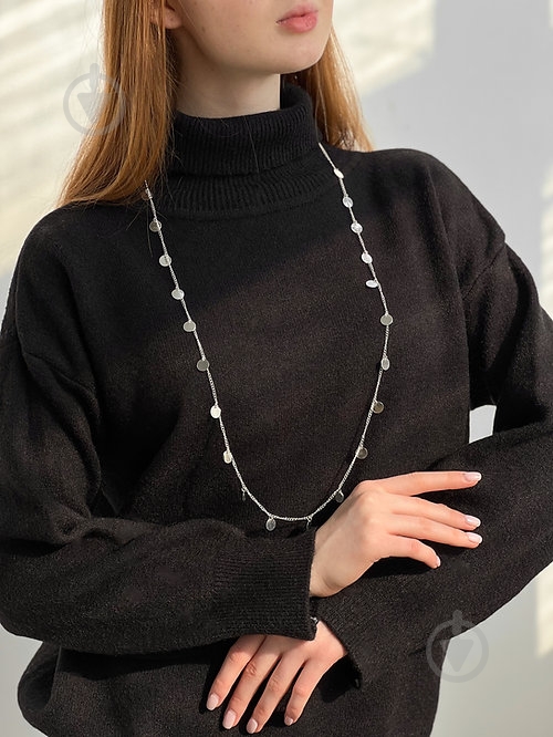 Подвеска MISO accessory серебняная с монетками - фото 3 Подвеска MISO accessory серебняная с монетками - фото 3