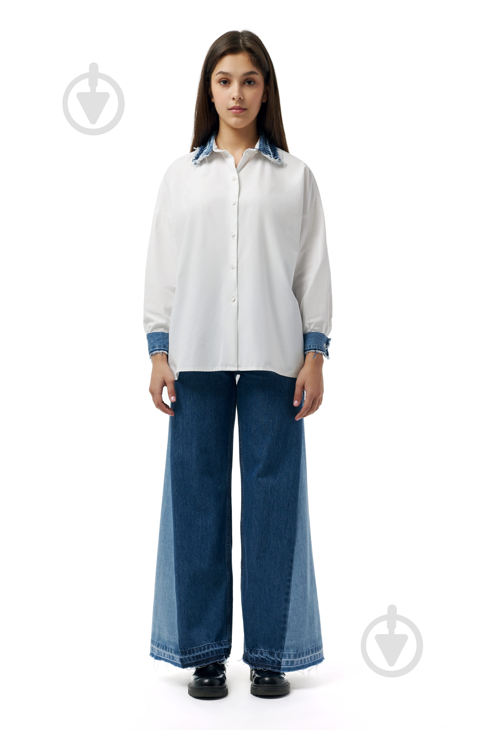 Рубашка Why Not Denim CSW2 CSW2 р. S белый - фото 1 Рубашка Why Not Denim CSW2 CSW2 р. S белый - фото 1