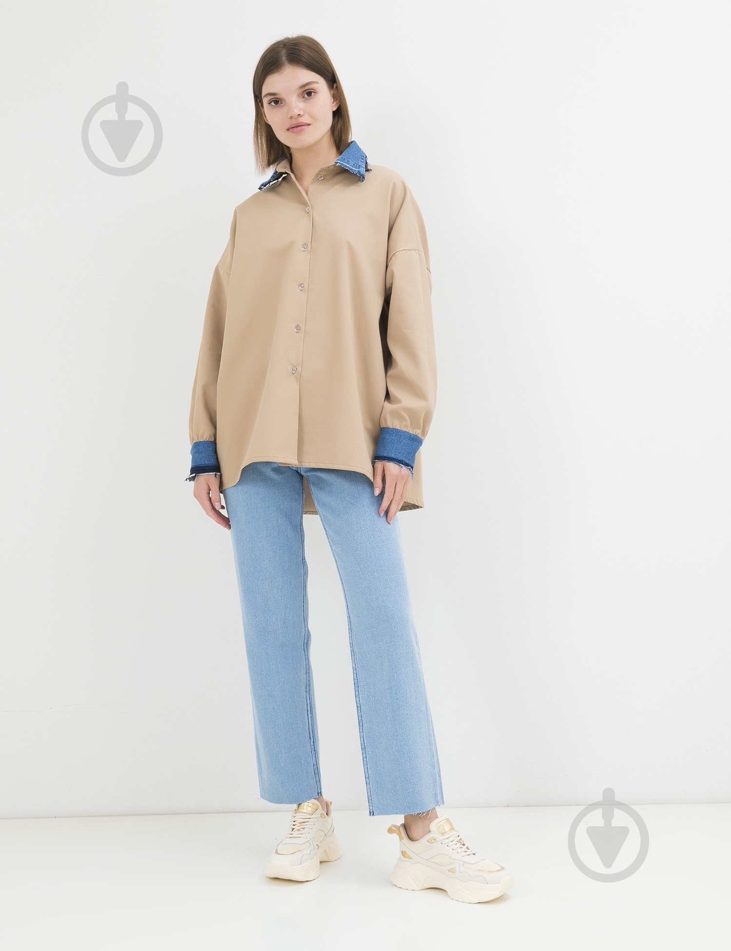 Рубашка Why Not Denim CSB2 CSB2 р. OS бежевый - фото 3 Рубашка Why Not Denim CSB2 CSB2 р. OS бежевый - фото 3