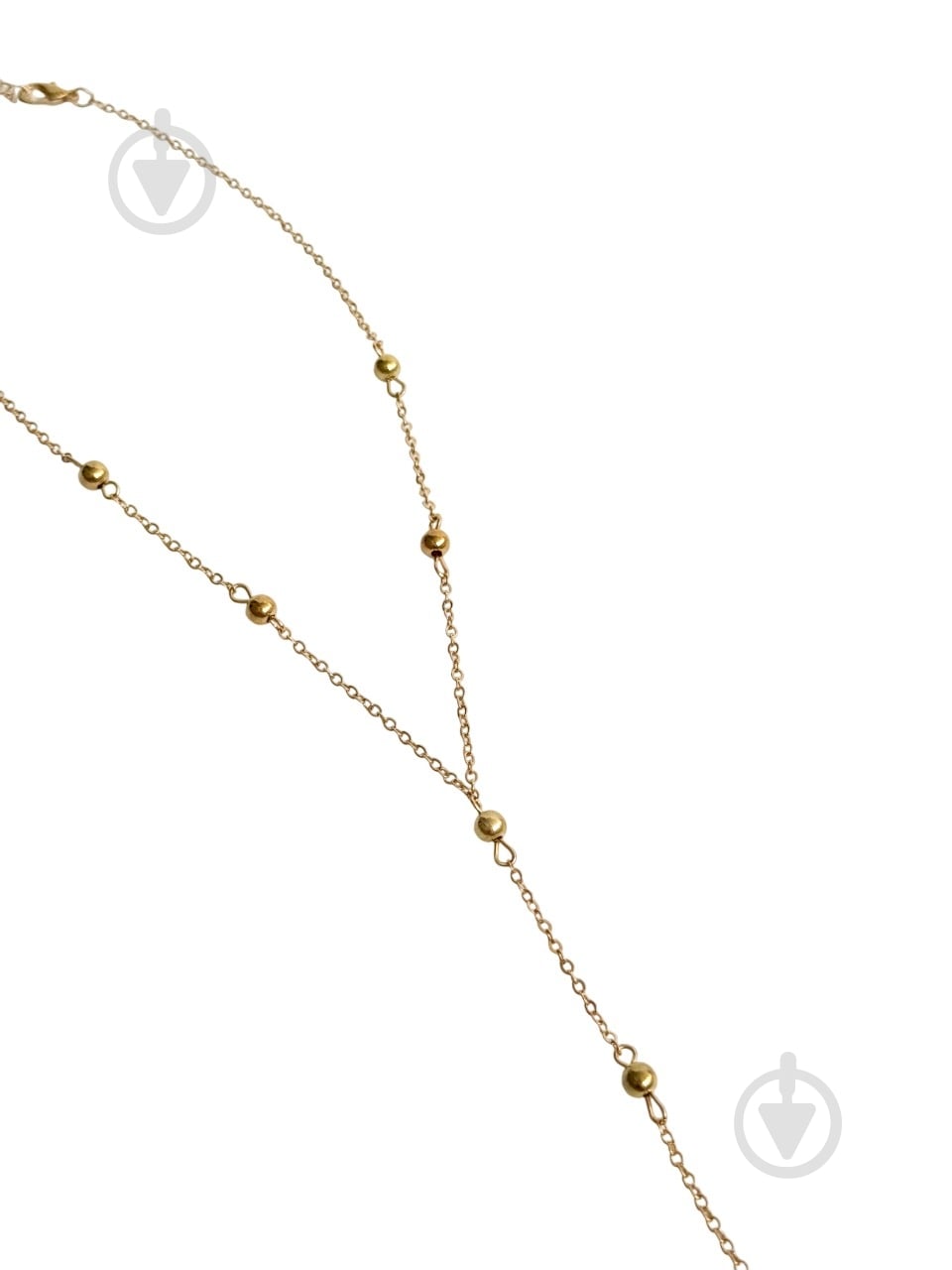 Подвеска на шею MISO accessory с золотыми бусинами - фото 1