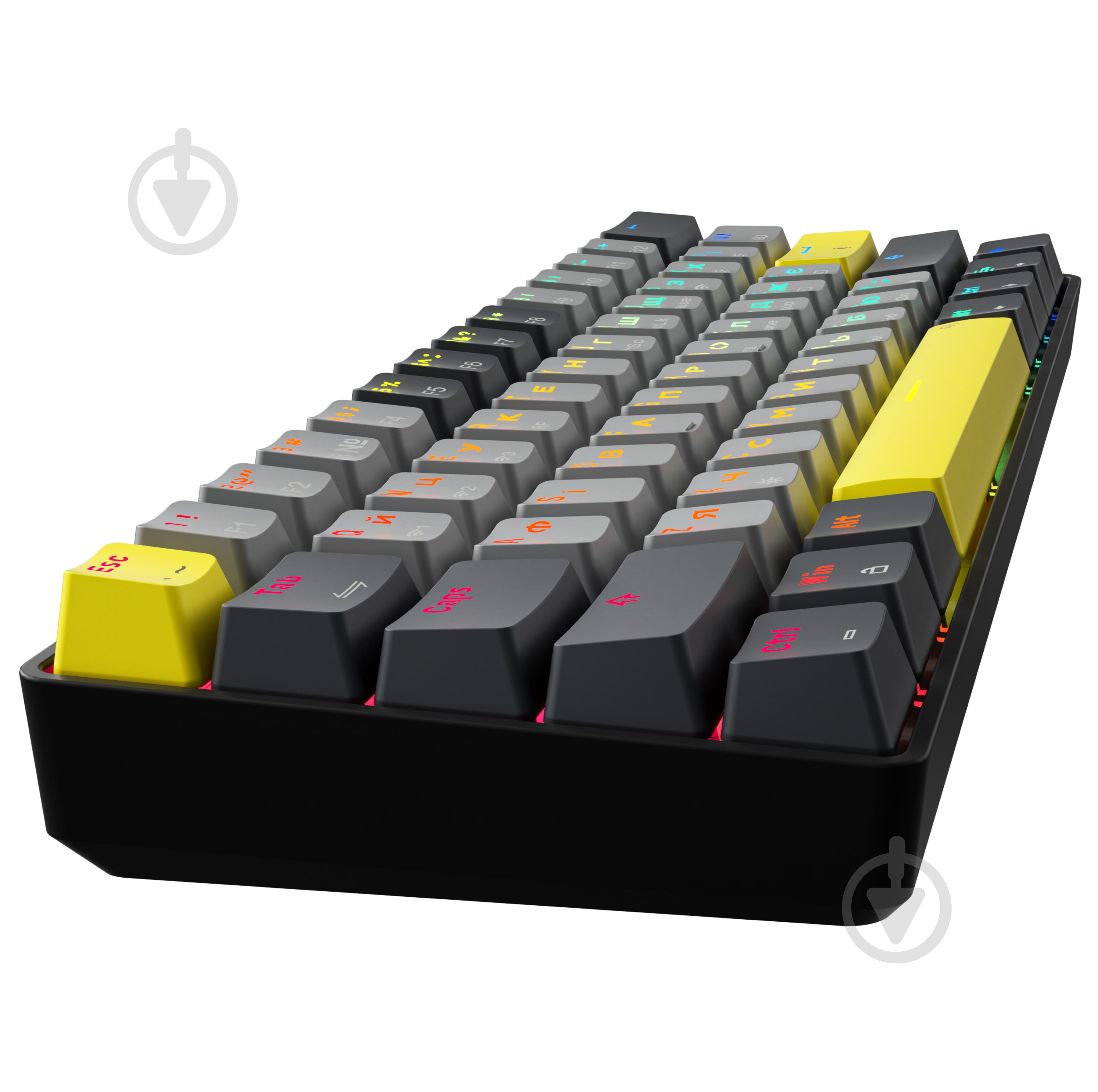 Клавиатура беспроводная GamePro (MK130R Pro) black/grey - фото 6