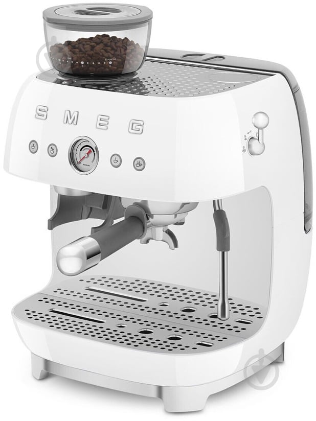 Кофеварка рожковая Smeg EGF03WHEU белый - фото 10