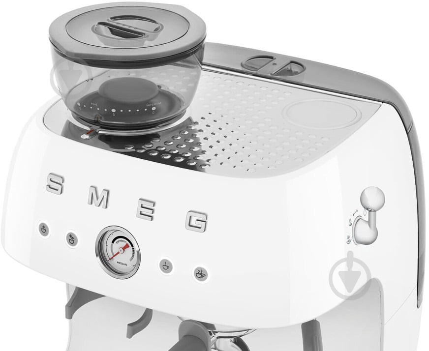 Кофеварка рожковая Smeg EGF03WHEU белый - фото 12