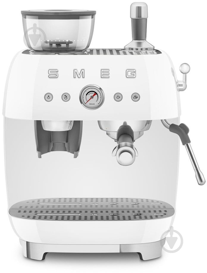 Кофеварка рожковая Smeg EGF03WHEU белый - фото 4