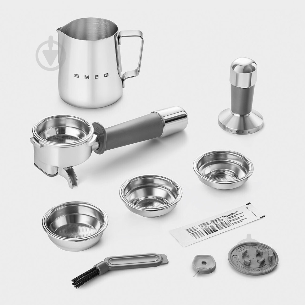 Кофеварка рожковая Smeg EGF03WHEU белый - фото 9