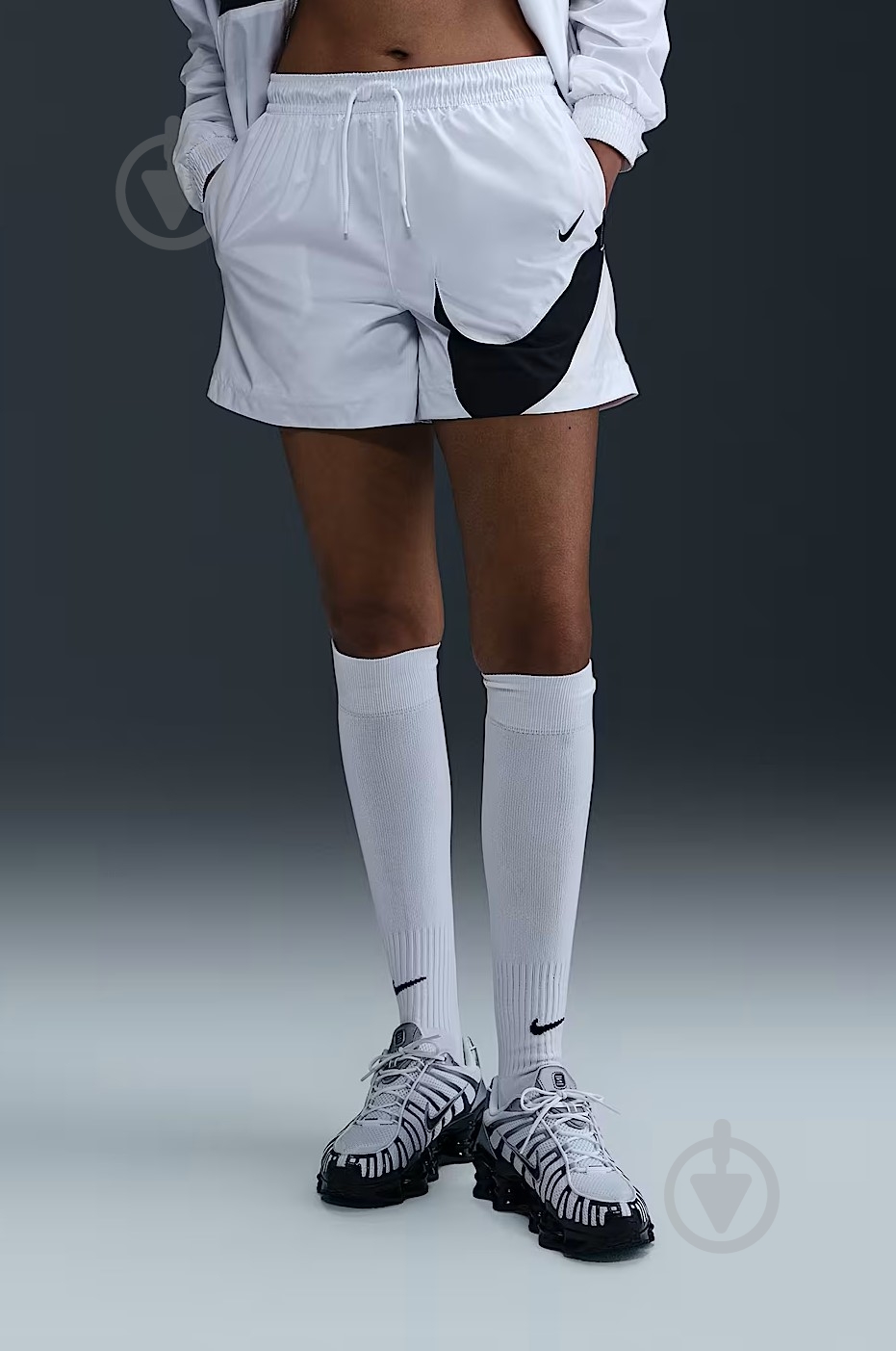 Шорты Nike р. S белый - фото 1 Шорты Nike р. S белый - фото 1