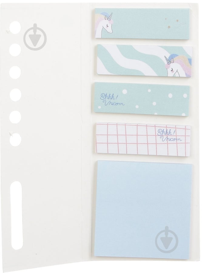 Блок бумаги Единорог синий - фото 2 Блок бумаги Единорог синий - фото 2