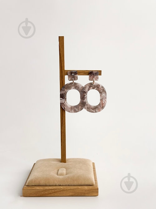 Серьги MISO accessory мрамор - фото 2 Серьги MISO accessory мрамор - фото 2