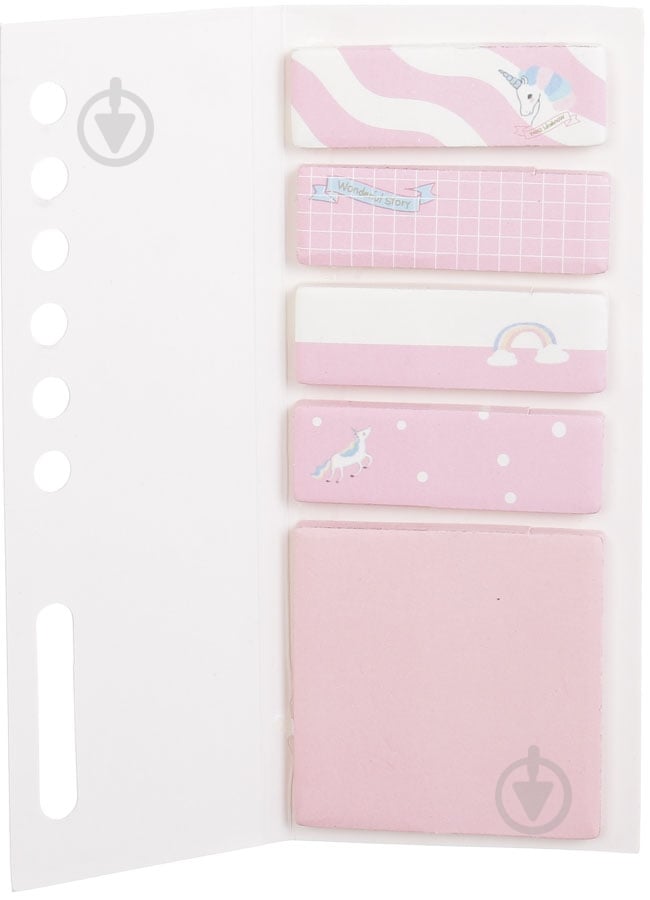 Блок бумаги Единорог голубой - фото 2