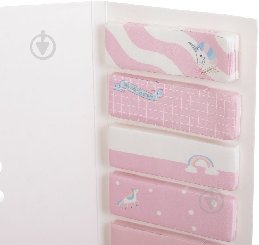 Блок бумаги Единорог голубой - фото 3