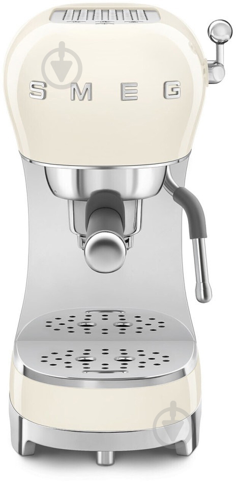 Кофеварка рожковая Smeg ECF02CREU кремовый - фото 5