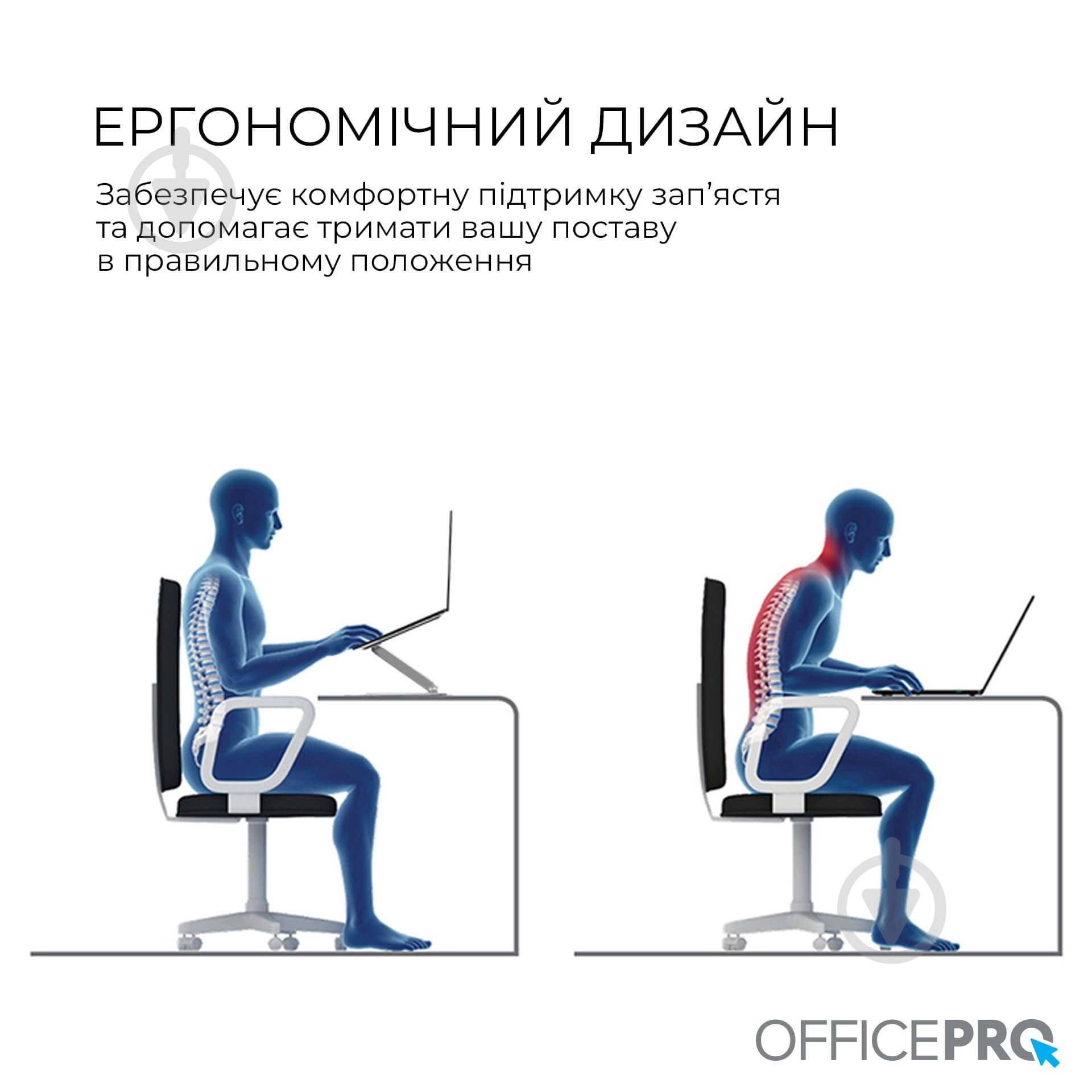 Подставка OfficePro (LS799G) Aluminum alloy Gray - фото 9