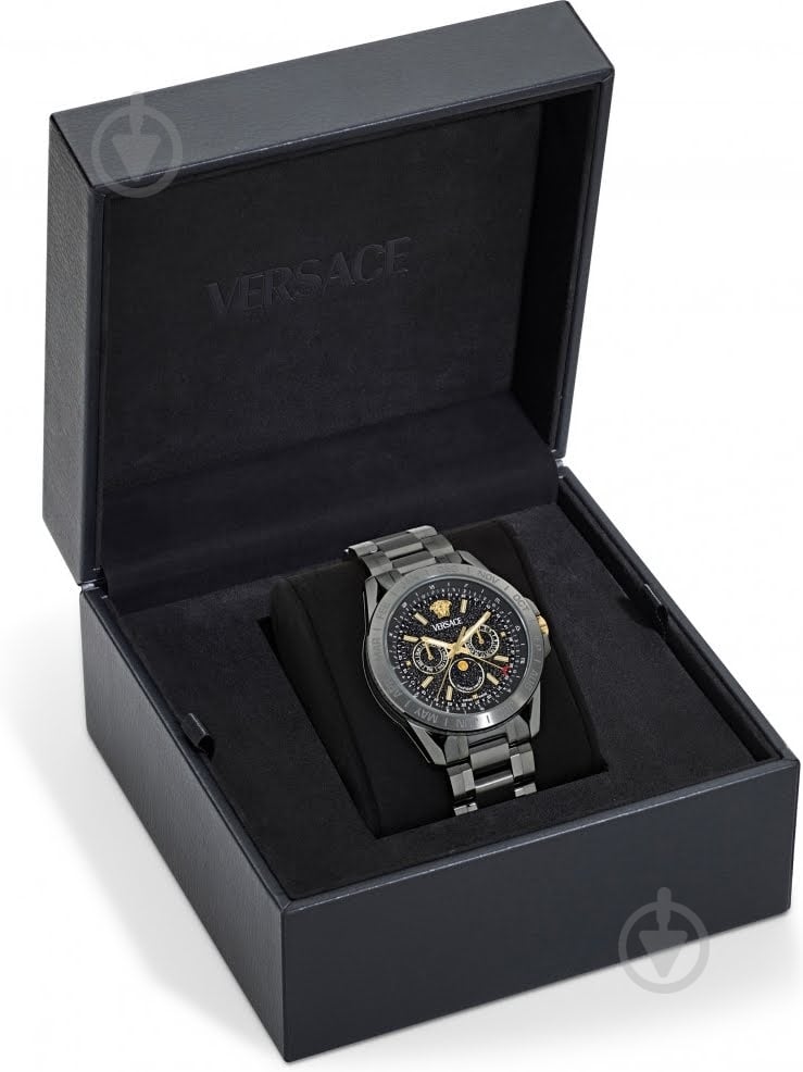 Наручные часы V-Galaxy Moonphase Versace grey (Vre0k00525) - фото 5
