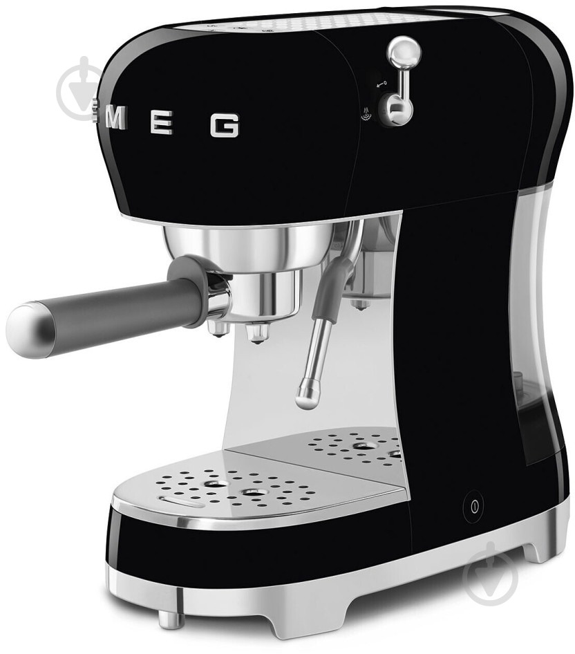 Кофеварка рожковая Smeg ECF02BLEU черный - фото 1 Кофеварка рожковая Smeg ECF02BLEU черный - фото 1